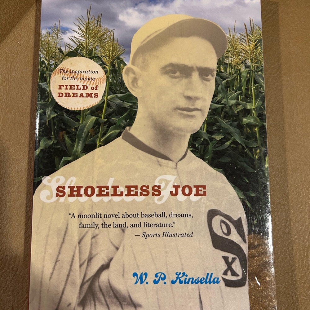 Shoeless Joe by W.P. Kinsella - White and Black Cover